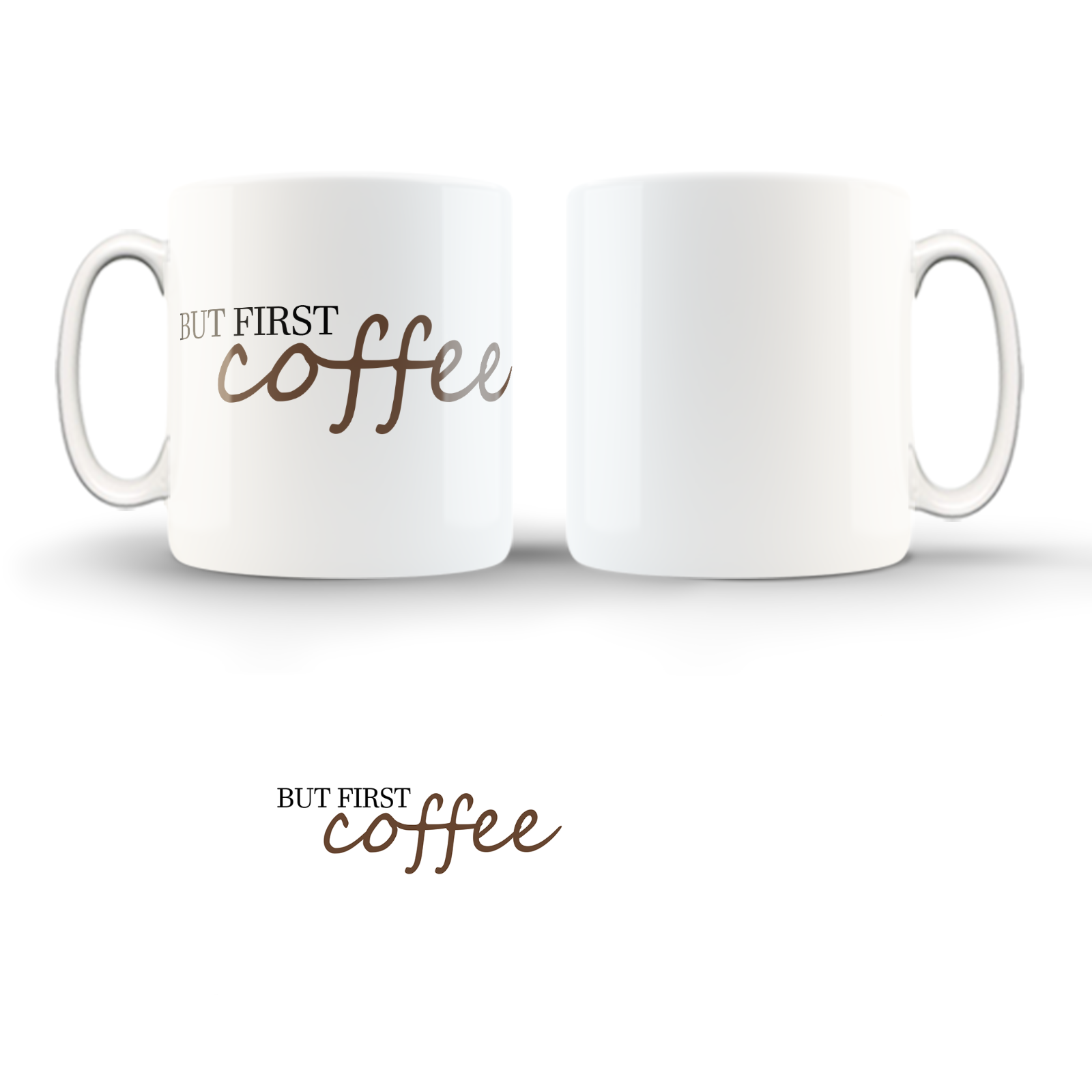 ButFirst Coffee/ 11oz Cup/ Coffee Cup/Design