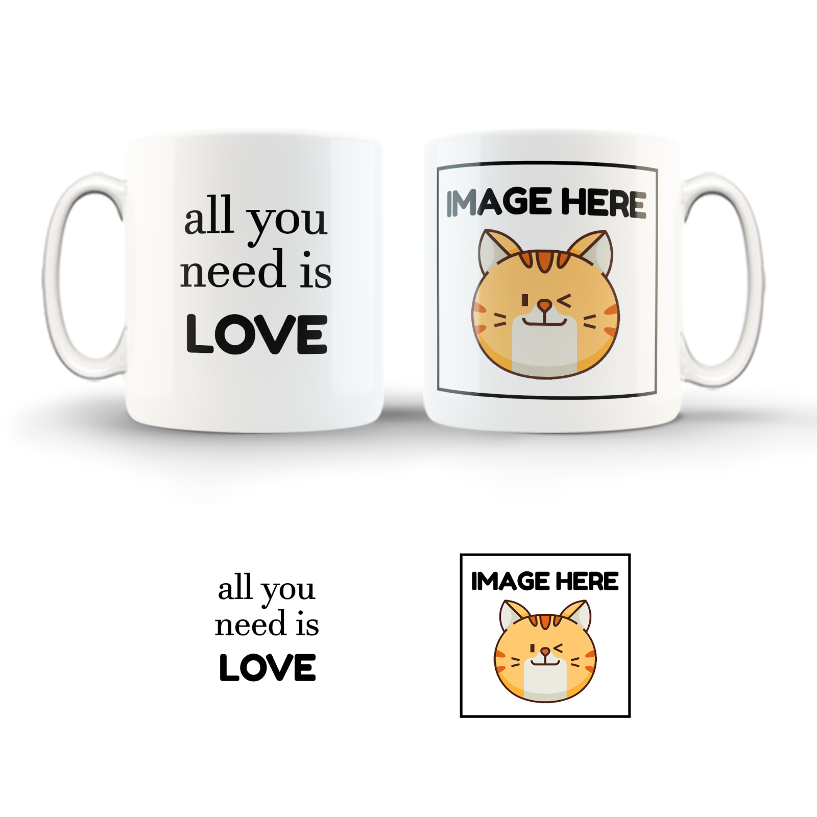 Personalised Cat Mug/Cup/Love/CatLove